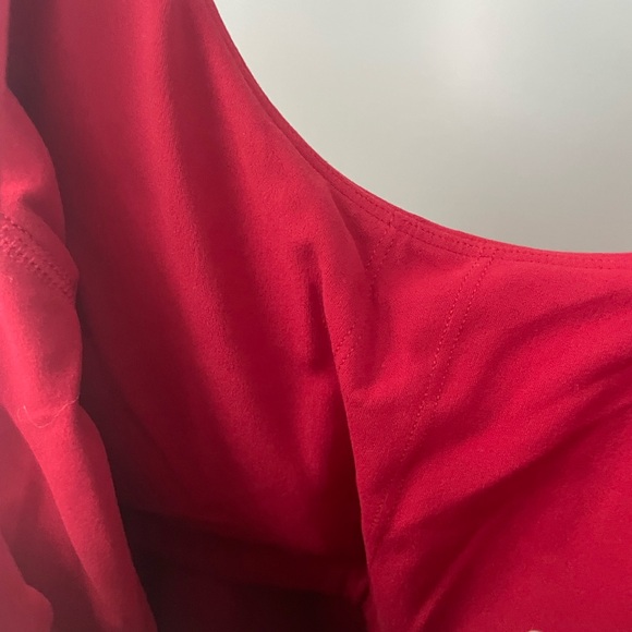 NWT Athleta Salutation Bodysuit 7/8 Clover Berry L - Picture 7 of 9